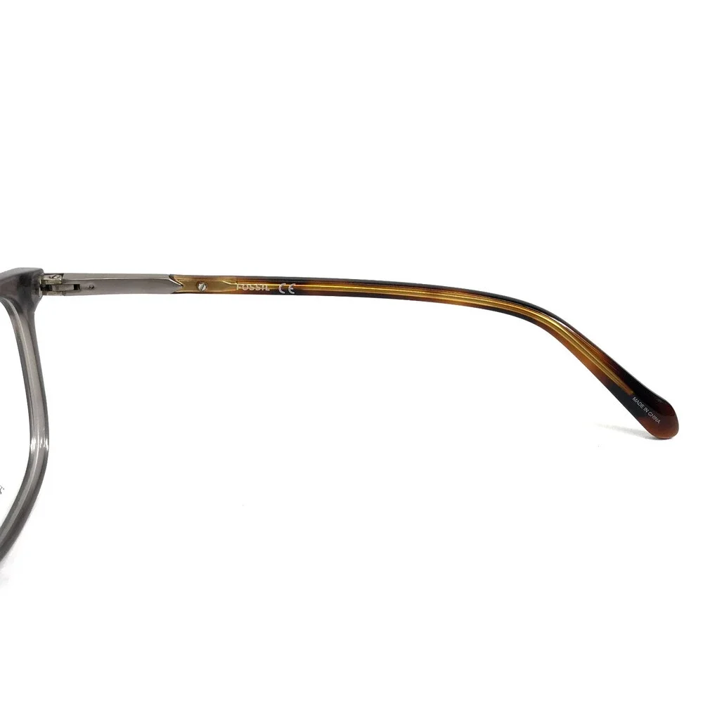 Fossil Eyeglasses Frames FOS7116/G 63M Gray Tortoise Square Full Rim 52-18-145